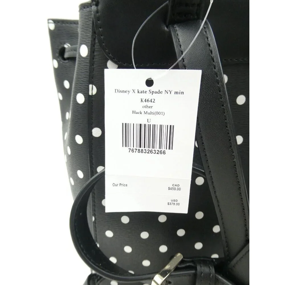 Kate Spade Disney X Minnie Black‎ Multi Backpack NWT  display picture 3